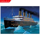 5d алмазная живопись, полная вышивка, круизное судно, Алмазная мозаика, гигантский корабль, полная Алмазная вышивка сделай сам, стразы, картина, украшение для стен
