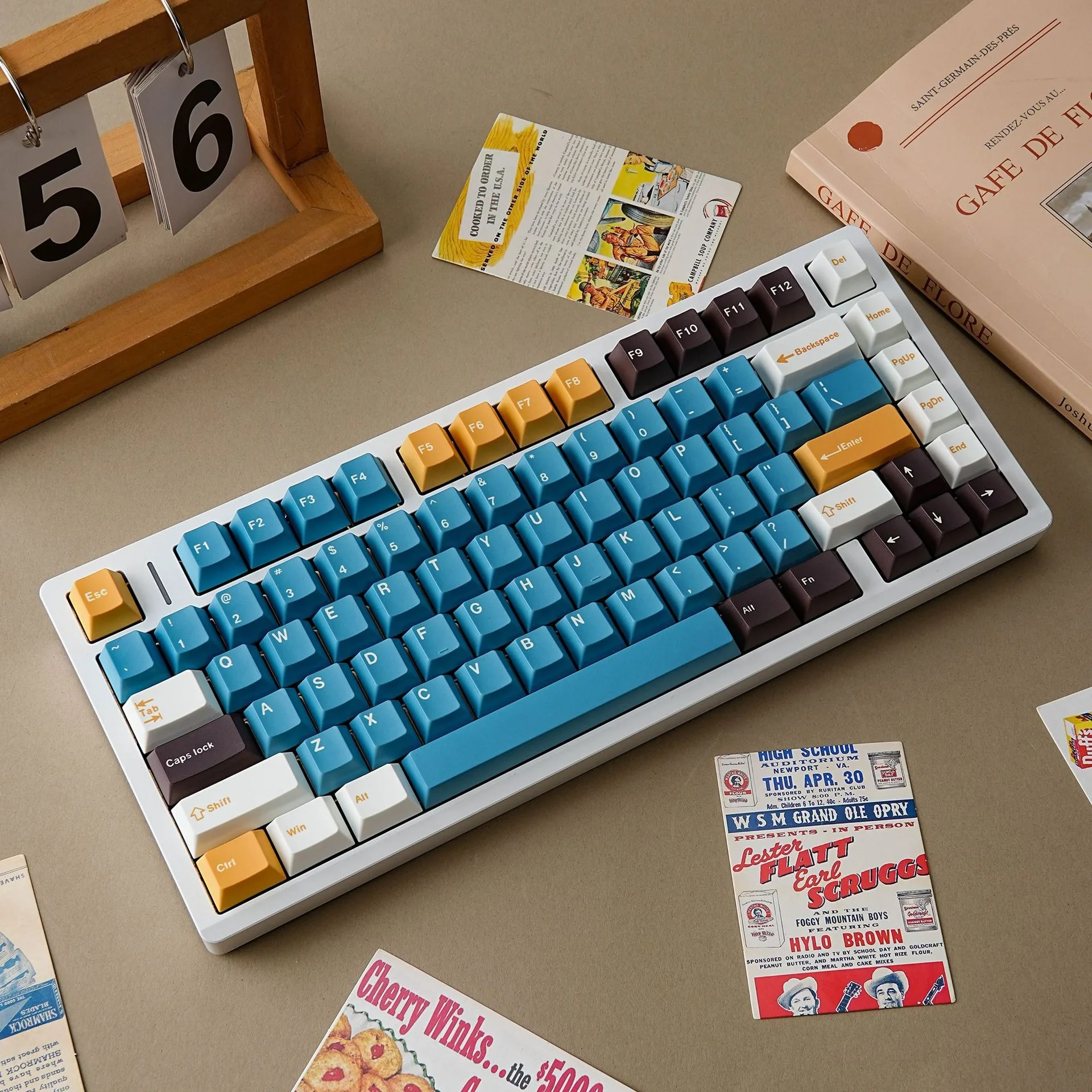Фото Клавиши для механических клавиатур (Hebrew, Russian, German, Spanish, French, Abnt2, UK, Japanese, Korean) Cherry Profile PBT Keycap 7U ISO Enter №1