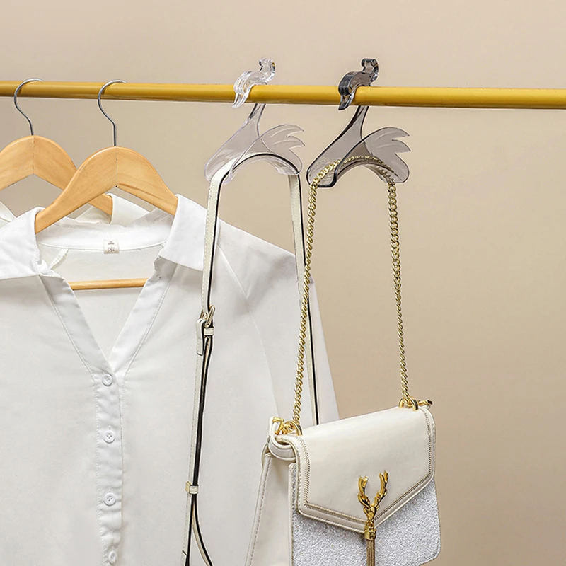 

Swan Hanging Bag Rack Storage Rack Home Closet Hat Scarf Shawl Wallet Handbag Storage Bag Arched Hanger Hook