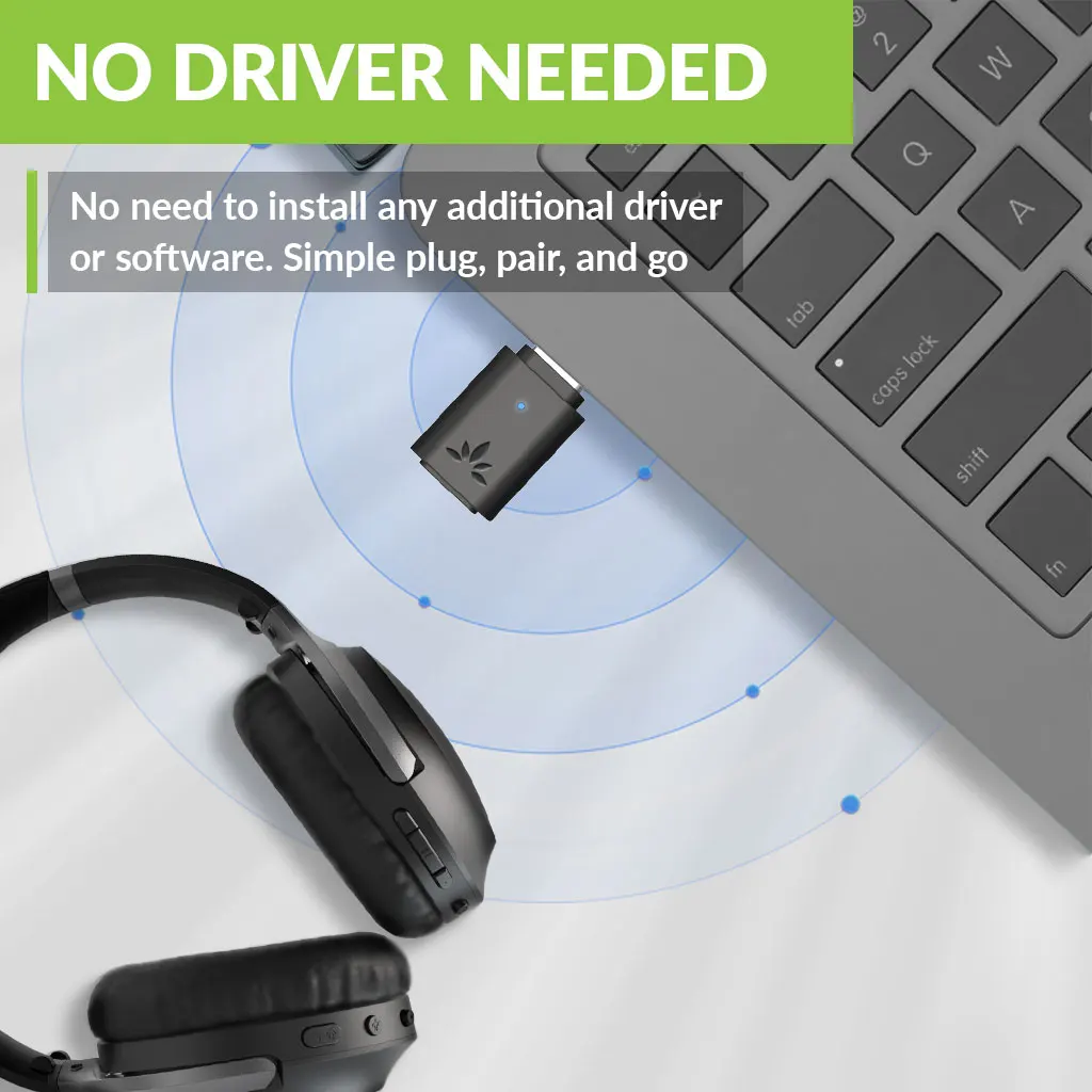 Bluetooth USB-C беспроводной аудио адаптер для подключения наушников и динамиков к PS4/5