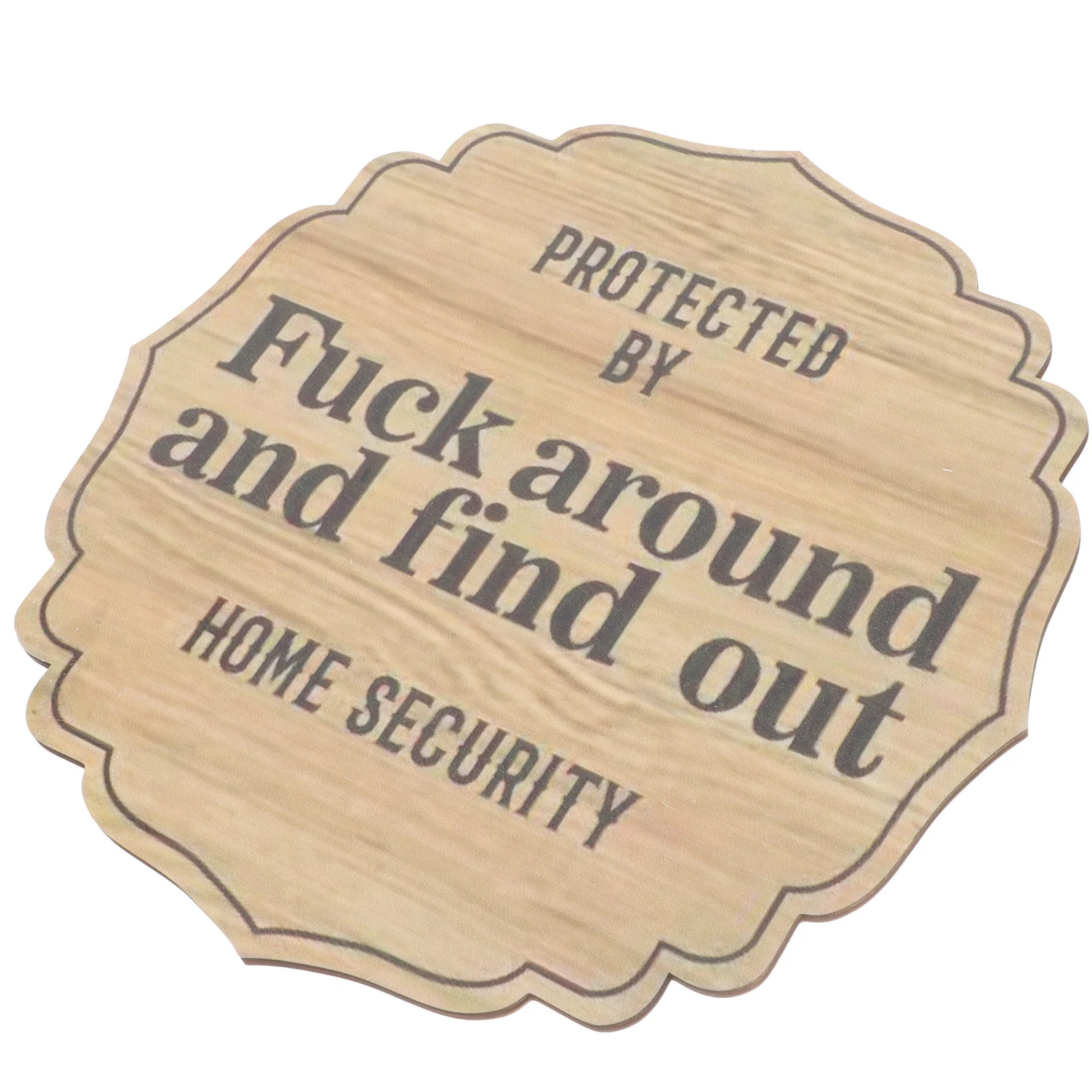 

Sign Signs Door Porch Riff No House Protection Home Farmhouse Property Wreaths Warning Plaque Yard Stickers Alarm Burglar Lawn