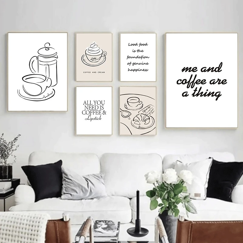 

Картина на холсте с изображением пищевых напитков