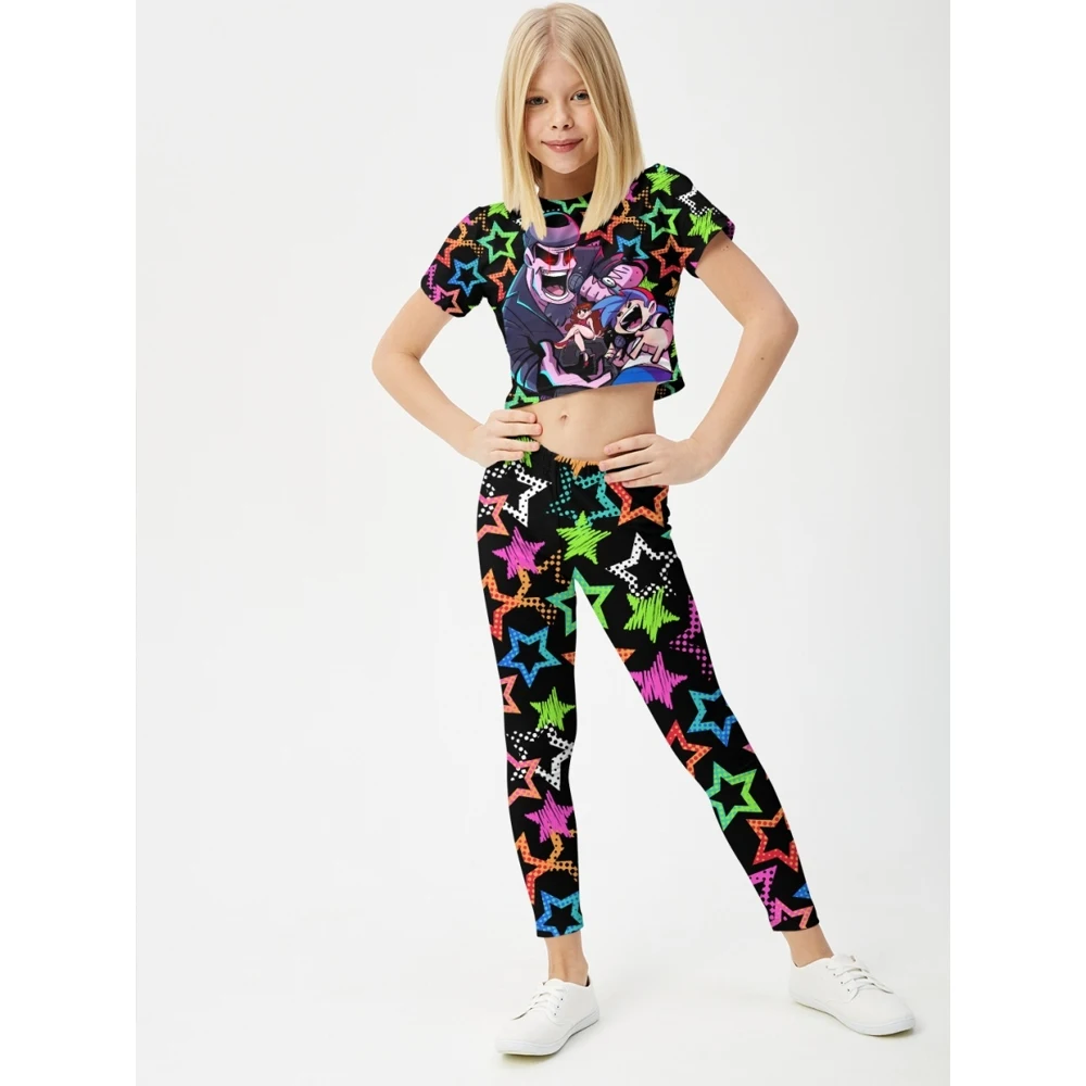 Спортивный костюм для девочки FortyFour GSS017 черный хлопок 100% |