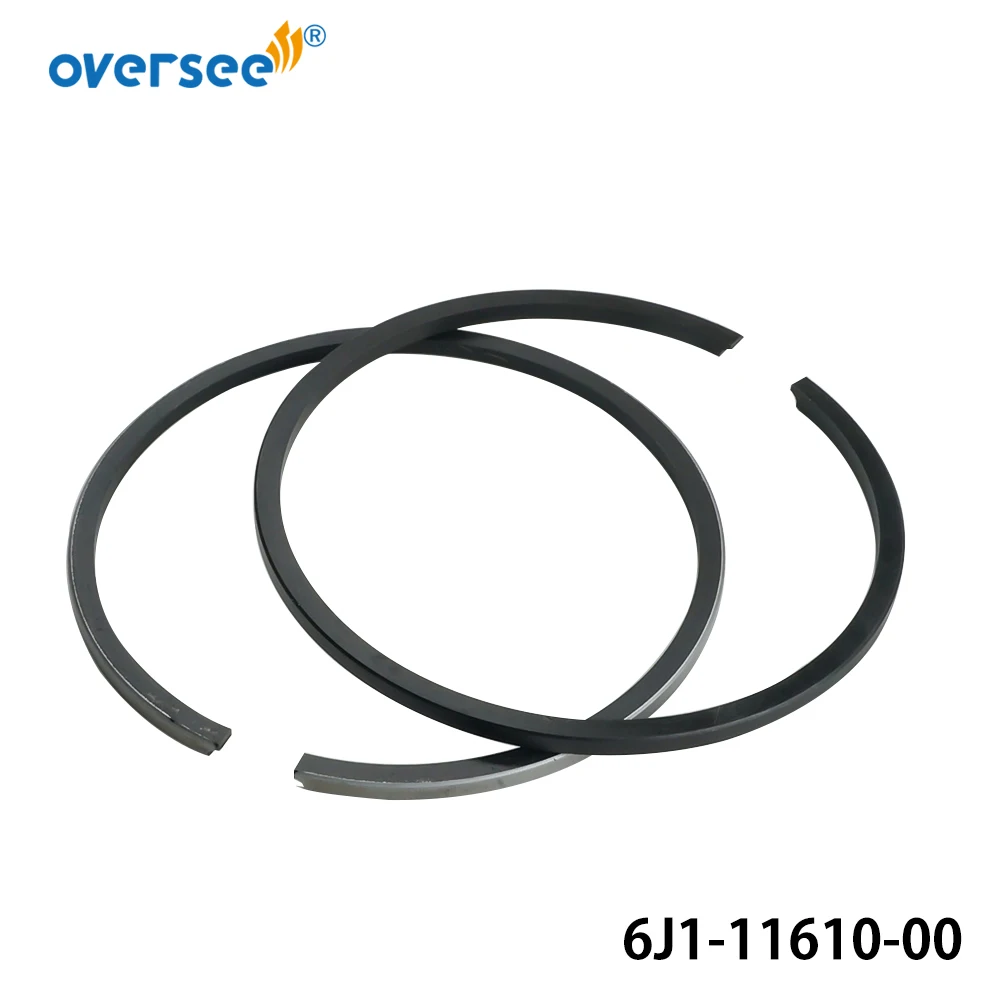 Комплект поршневых колец STD 6J1-11610 для подвесного мотора Yamaha 5HP ...