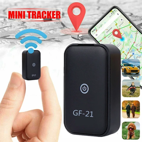 Мини GPS-трекер GF 21 07 09, автомобильный локатор в режиме реального времени, устройство для отслеживания местоположения, записи голоса, позиционер против потери для детей и домашних животных