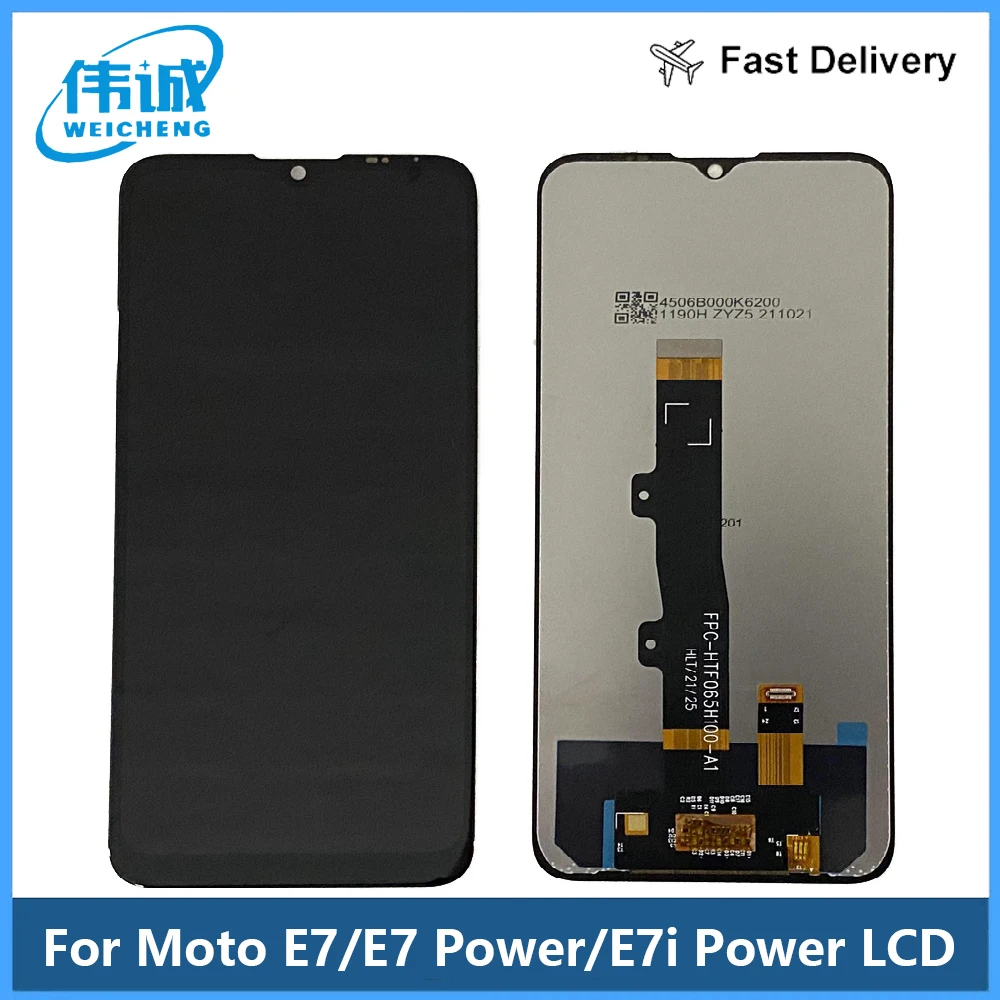 Для Motorola Moto E7 ЖК-дисплей с сенсорным экраном и дигитайзером в сборе для E7i Power
