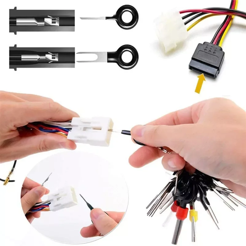 

11/21/36/59PCS Terminal Ejector Kit Tools Wire Connector Extractor Automotive Terminal Wire Terminal Removal Tool Car Pin Kit