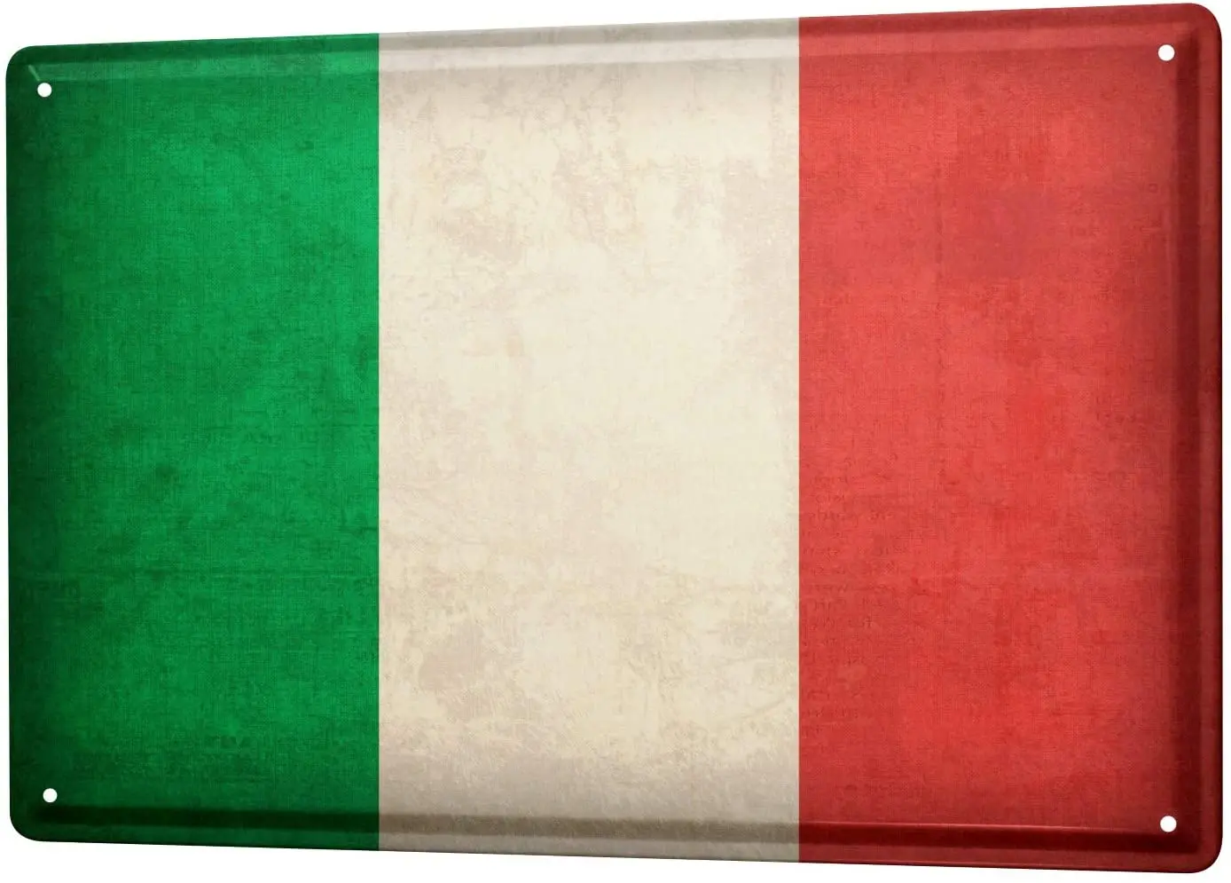 

С 2004 года, металлический настенный плакат с табличкой, жестяной знак, дорожное агентство, знак для отпуска, флаг Италии