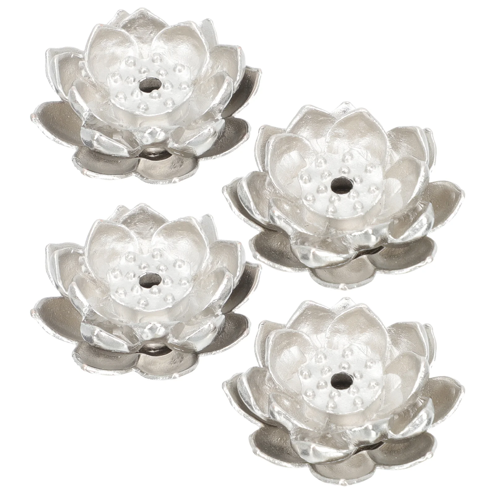 

Burner Holder Stick Lotus Cone Mini Retro Flower Censer Decorative Brass Ash Meditation Copper Holders Shaped Furnace Gift