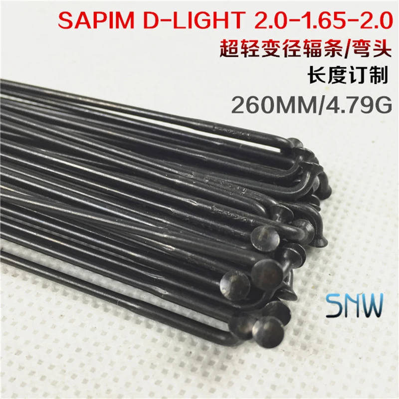 

Sapim D-light MTB Road Spoke 2.0-1.65-2.0 14G Bicycle Spokes