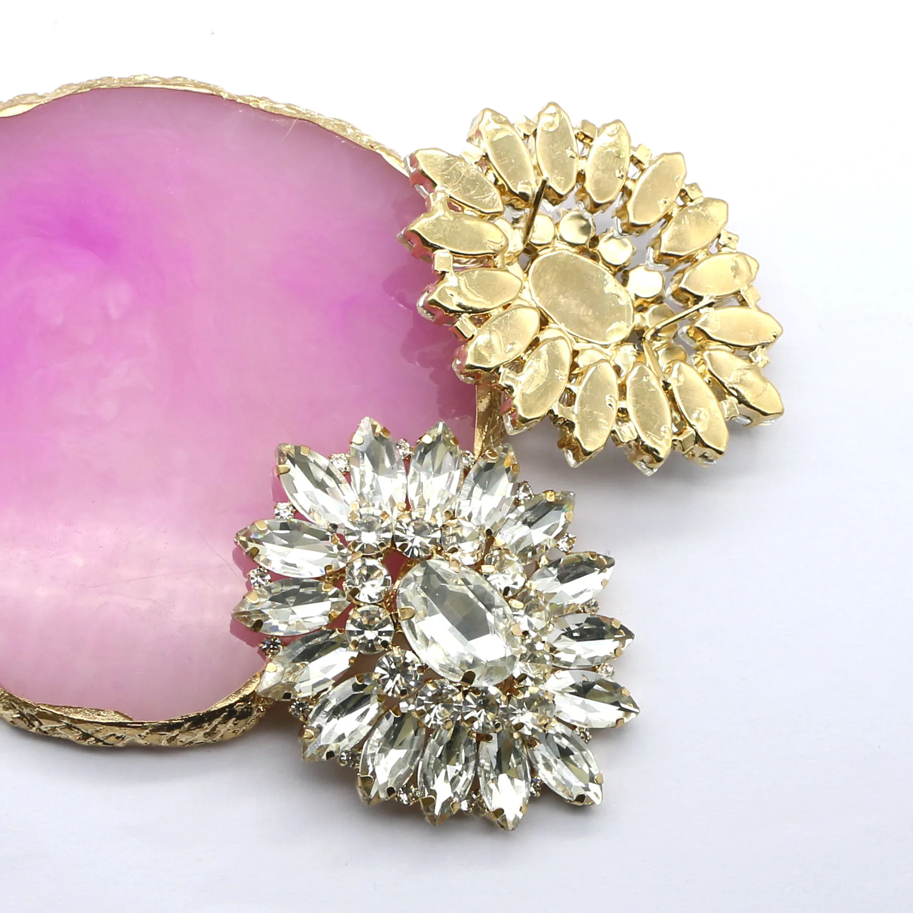 Латунная цепочка на талию Эротическая цепь с кристаллами сгоревшего цвета