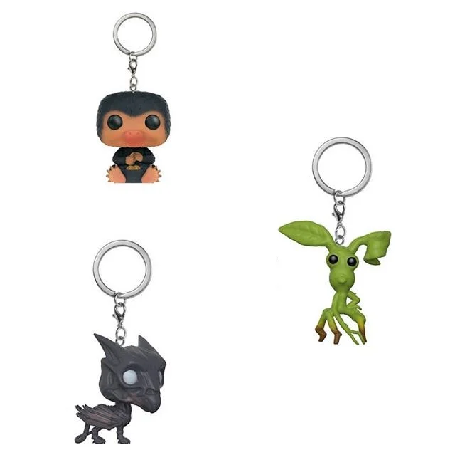 Фантастические звери и где их найти, брелок из ПВХ, экшн-фигурки, игрушки для детей, подарок