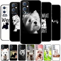 westie dog for oneplus nord n100 n10 5g 9 8 pro 7 7pro case phone cover for oneplus 7 pro 17t 6t 5t 3t case