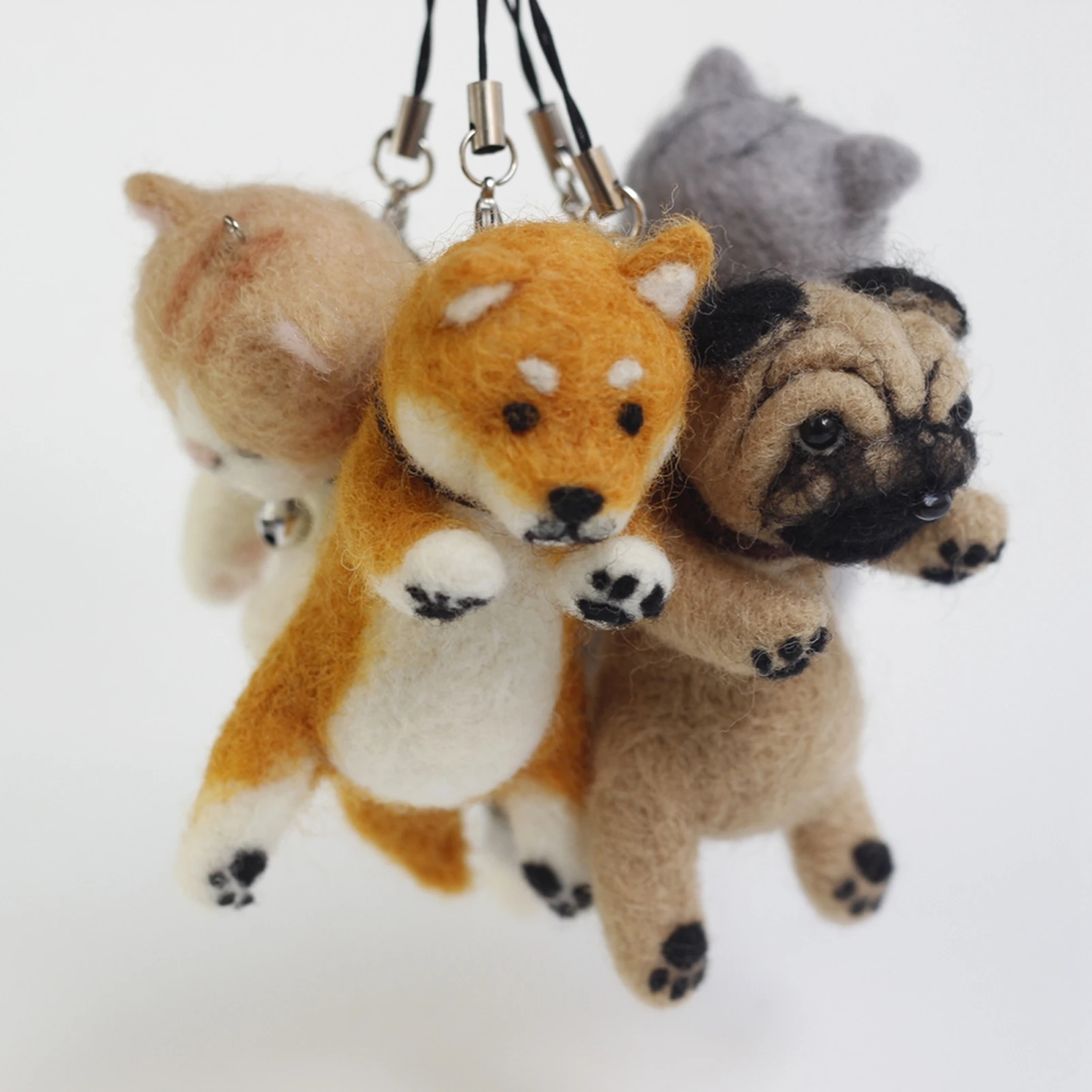 Набор для валяния собак и кошек с войлочными инструментами сумкой хранения