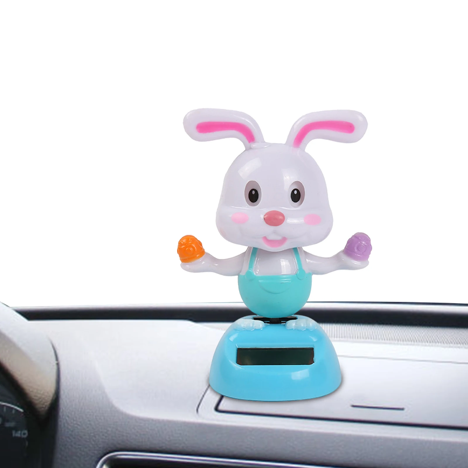 

Solar Dancing Figures Car Toy Cute Rabbit Solar Powered Dancing Toys Cute Solar Dancing Rabbit Car Interior Dashboard