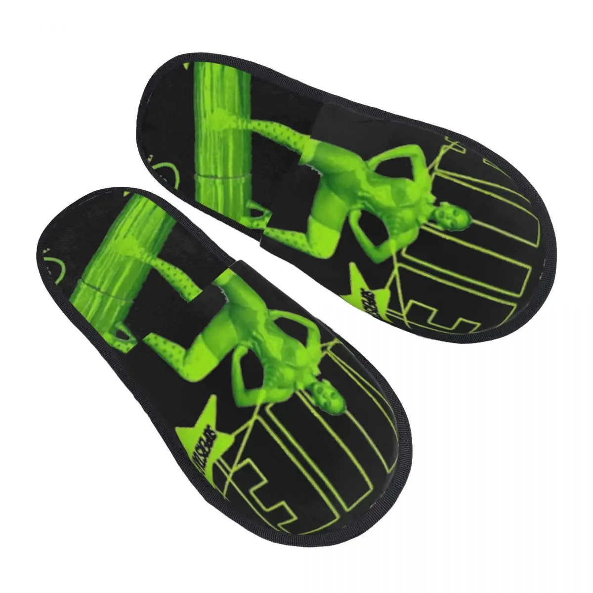 

Шлепанцы женские зимние с мехом, мягкие Нескользящие, для дома, в стиле эпохи Возрождения, мировой тур, Бейонсе, сланцы для спальни, инопланетянин, суперзвезд