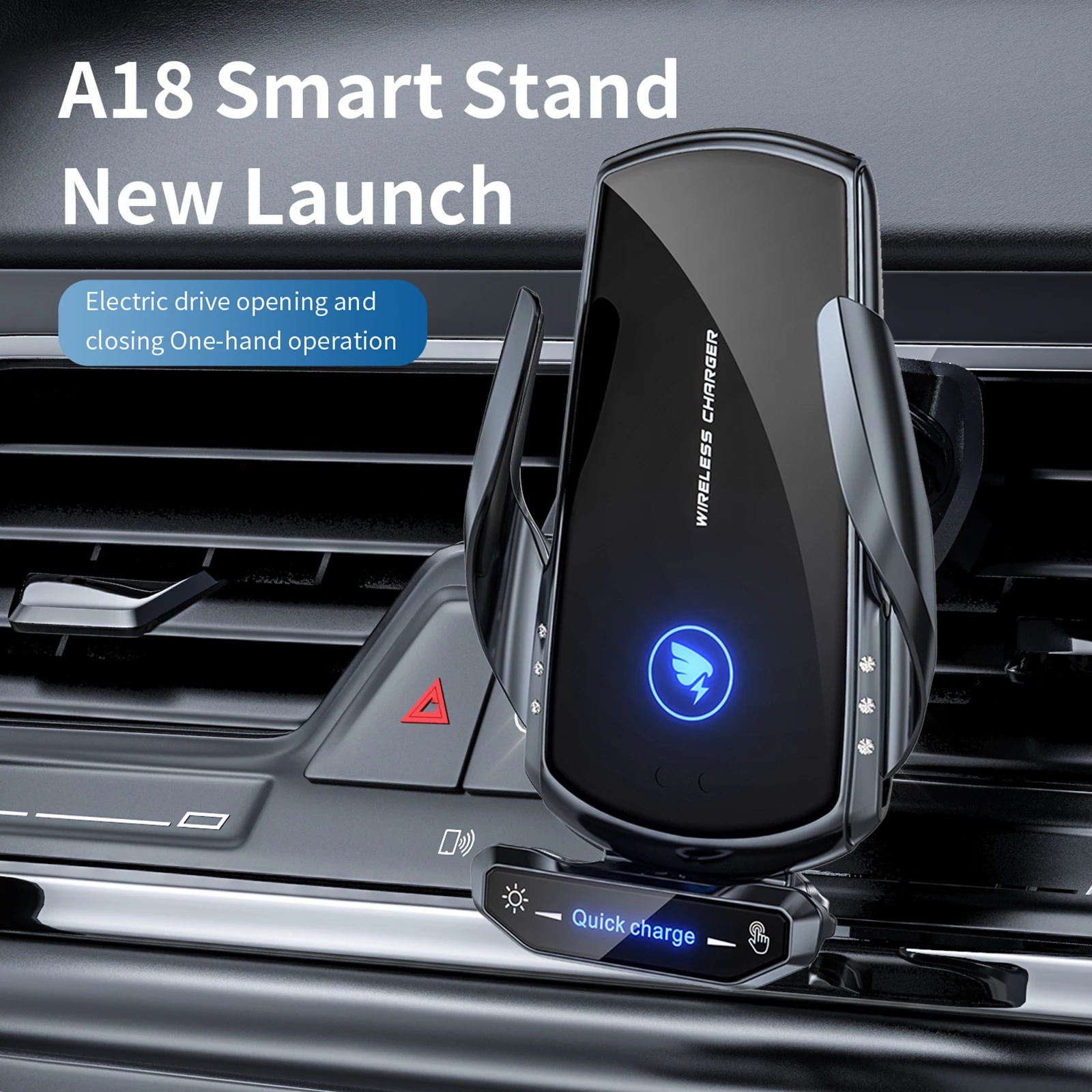 

Автомобильный держатель для телефона и беспроводное зарядное устройство, вращение на 360 градусов/регулируемый кронштейн на присоске/телеф...