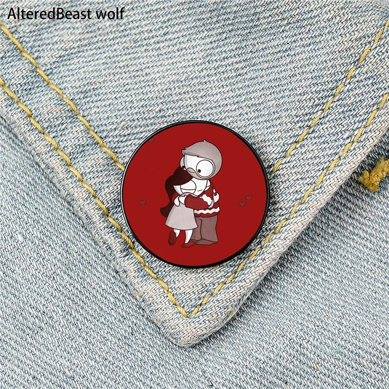 

John Catana Printed Pin Custom Funny Brooches Shirt Lapel Bag Cute Badge Cartoon Cute Jewelry Gift for Lover Girl Friends