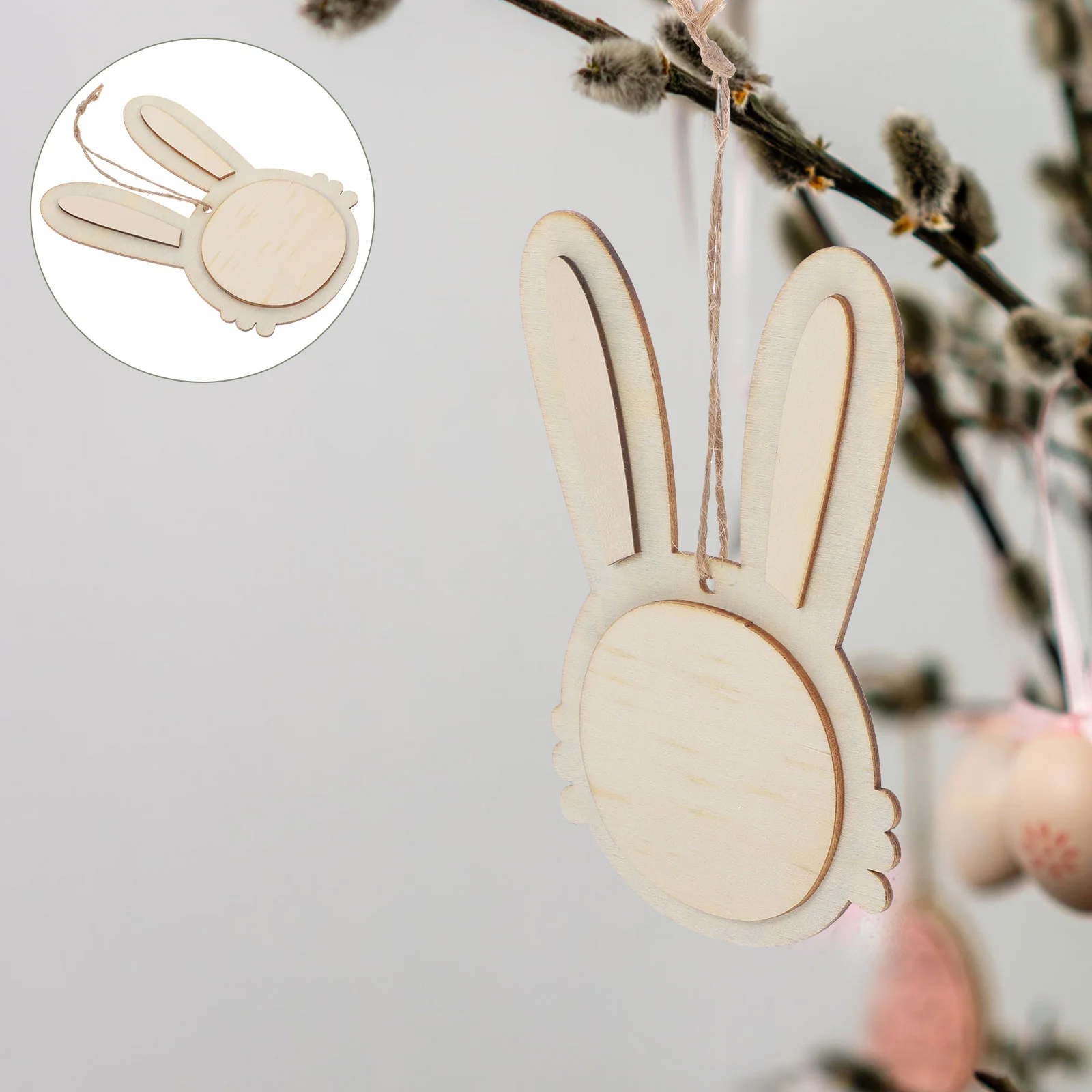 

3pcs Farmhouse Home Decor Party Craft Room Wood Cutouts For Crafts Wood Signs For Crafts Bunny Decor
