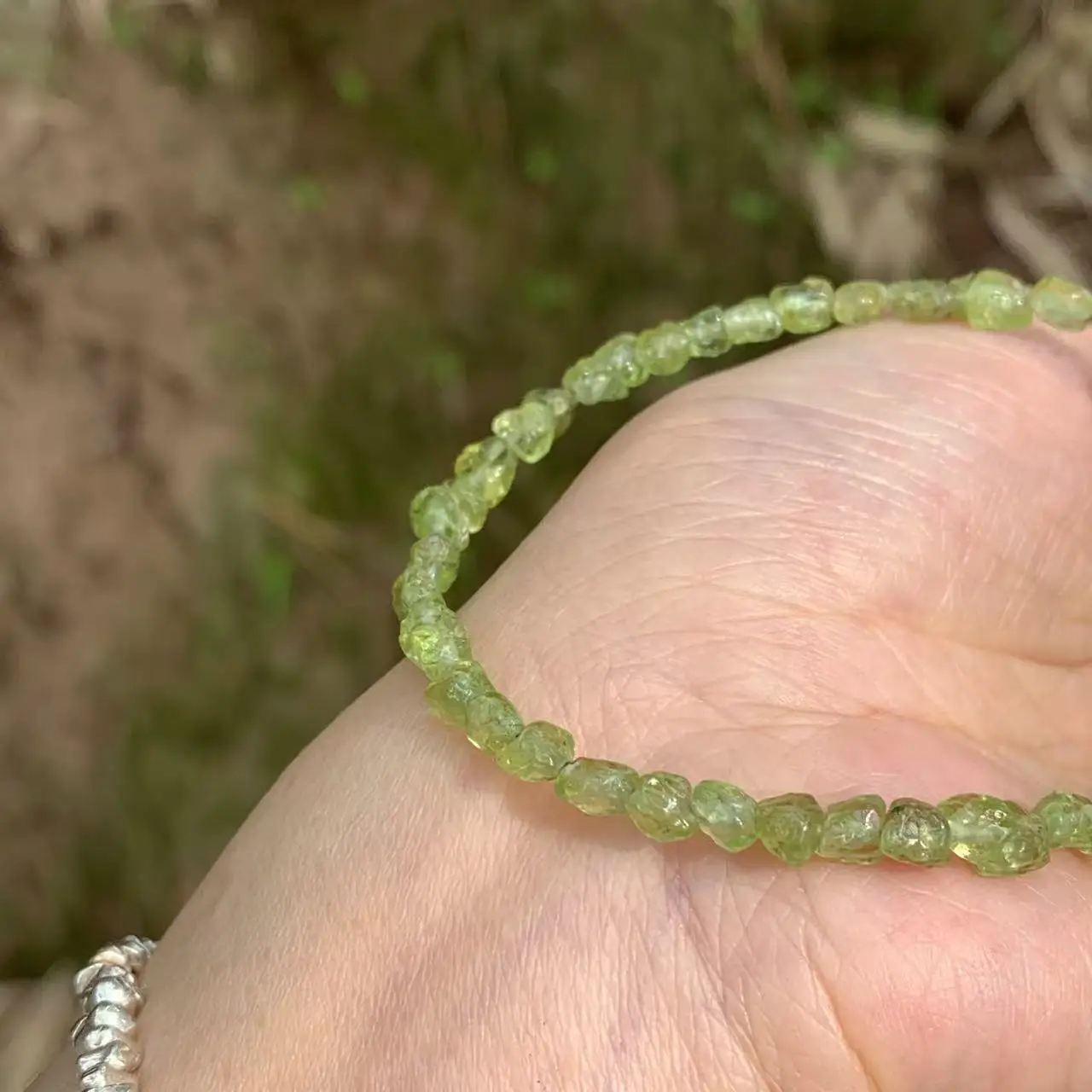 Natural Peridot Bracelet For Woman Olivine Crystal Jewelry Green Stones Wholesale Healing Energy Gift Lucky