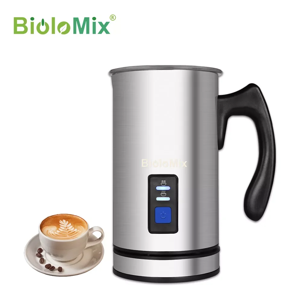 

Электрический вспениватель молока BioloMix, вспениватель молока, подогреватель кофе, пена для латте, капучино, горячего шоколада