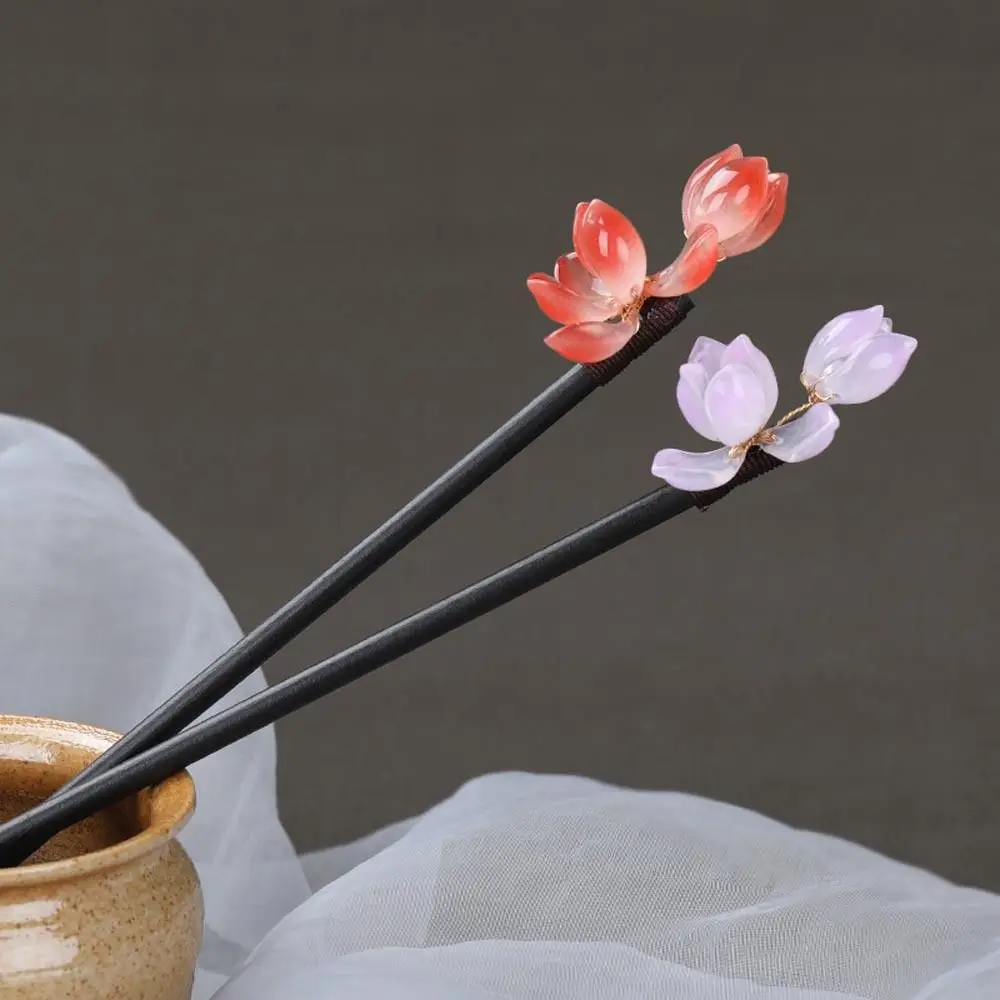 

For Girls Braided Hairpins New Headdress Wooden Hair Clip Women Hair Sticks Korean Hanfu Hairpins Chinese Hair Fork