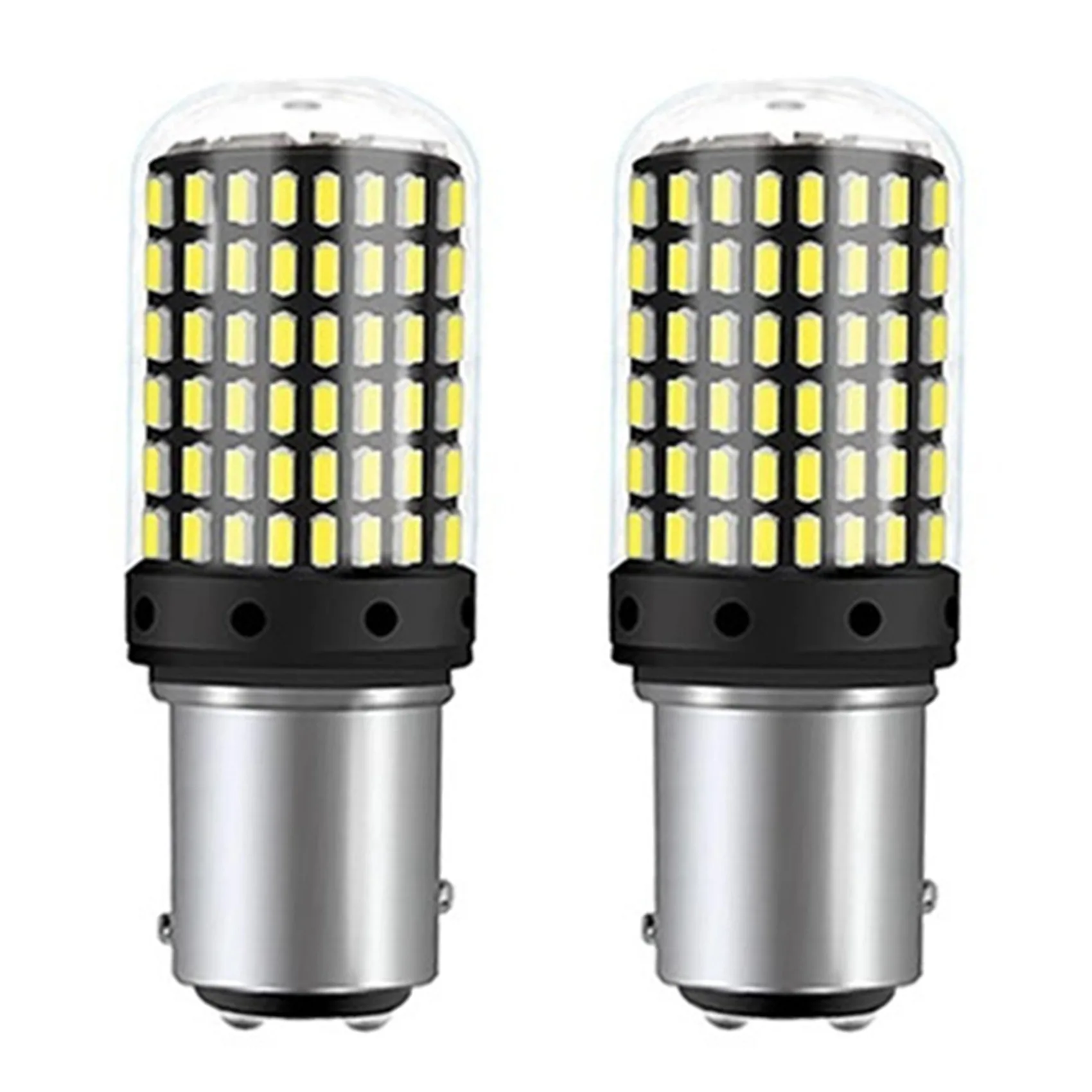 

2Pcs Super Bright LED Canbus 1157 BAY15D P21/24W Car LED 12V Reversing Light Brake Lamp Auto Turn Signal Bulb White