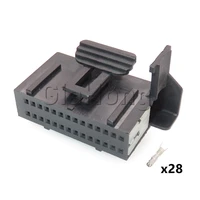 1 set 28 ways high quality auto small current plastic housing wiring connector car electrical connector