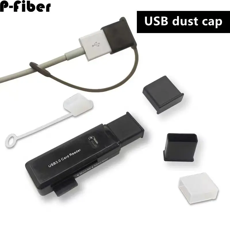 100pcs USB male dust cover rubber plug Android charging sleeve U disk protection cover free shipping