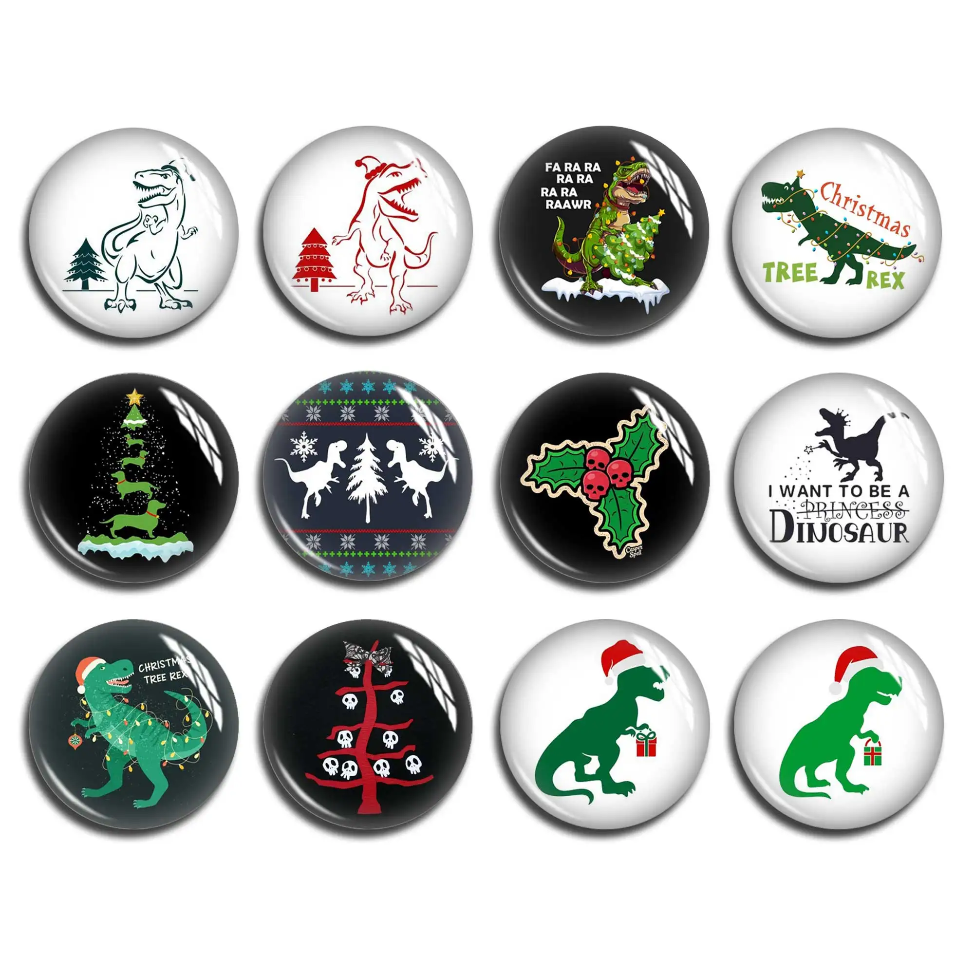 

Christmas Cabochon, Handmade Jewelry Materials Making Image Glass dome, 12mm 16mm 20mm 25mm 30mm 40mm Picture Beads - FJ2383