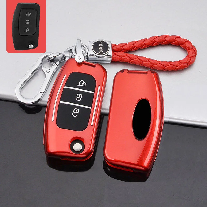 Чехол для автомобильного ключа из АБС-пластика Ford Focus 2 MK2 Fiesta Mondeo Falcon 140 Ecosport Galaxy