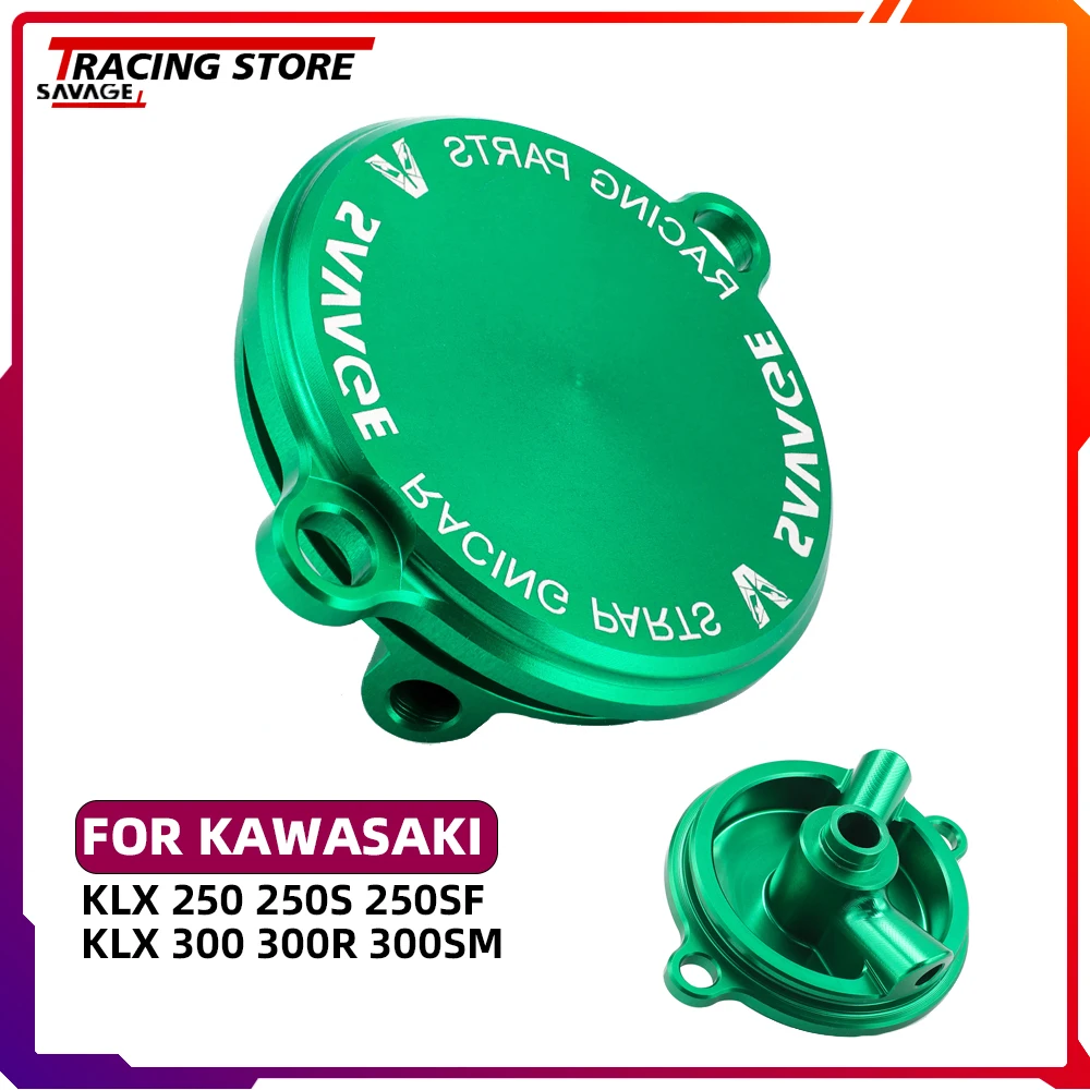 

2023 For KAWASAKI KLX 250 S/SF 300 R/SM Engine Oil Filter Cover KLX250SF KLX300R KLX300SM Motorcycle Accessories Filter Cap Part