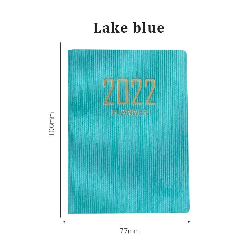 

Stationery Portable 2022 A7 365 Days Schedule Book Mini Notebook Weekly Agenda Diary Planner School Office Supplies