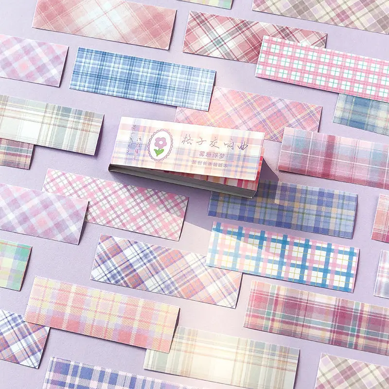 Рисунок 5 - Наклейки в клетку с симфонией и бумажными полосками