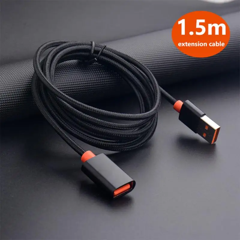 

New Usb Extension Cable Male-to-female Fast Charging Cord Extension Cable Cable Accessories High-speed Usb 3.0 Hot 1.5m