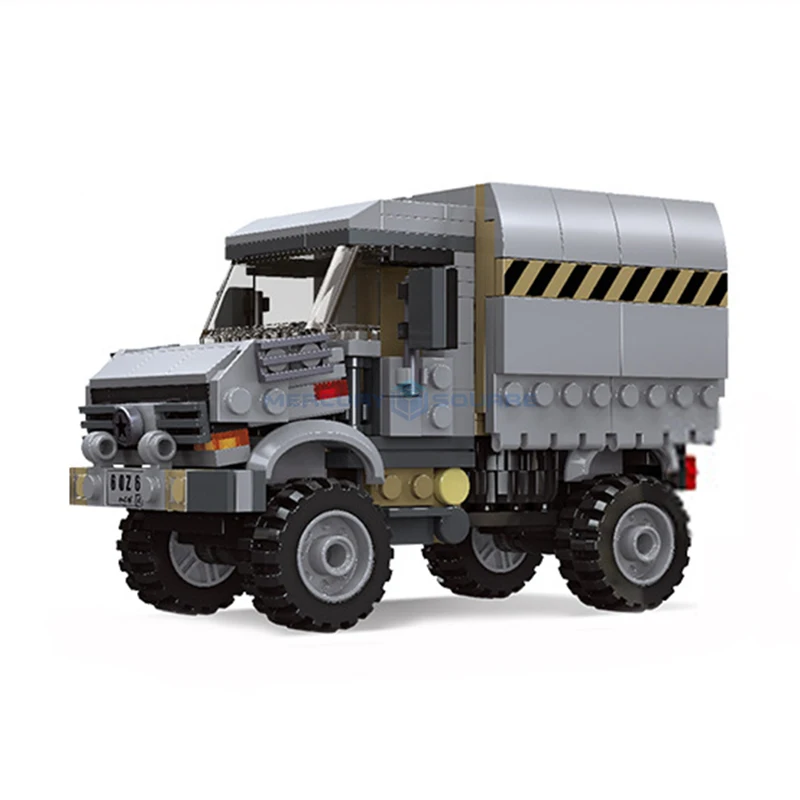 Строительные блоки боевой машины Unimok MOC 61115 модель бронеавтомобиля кирпичи