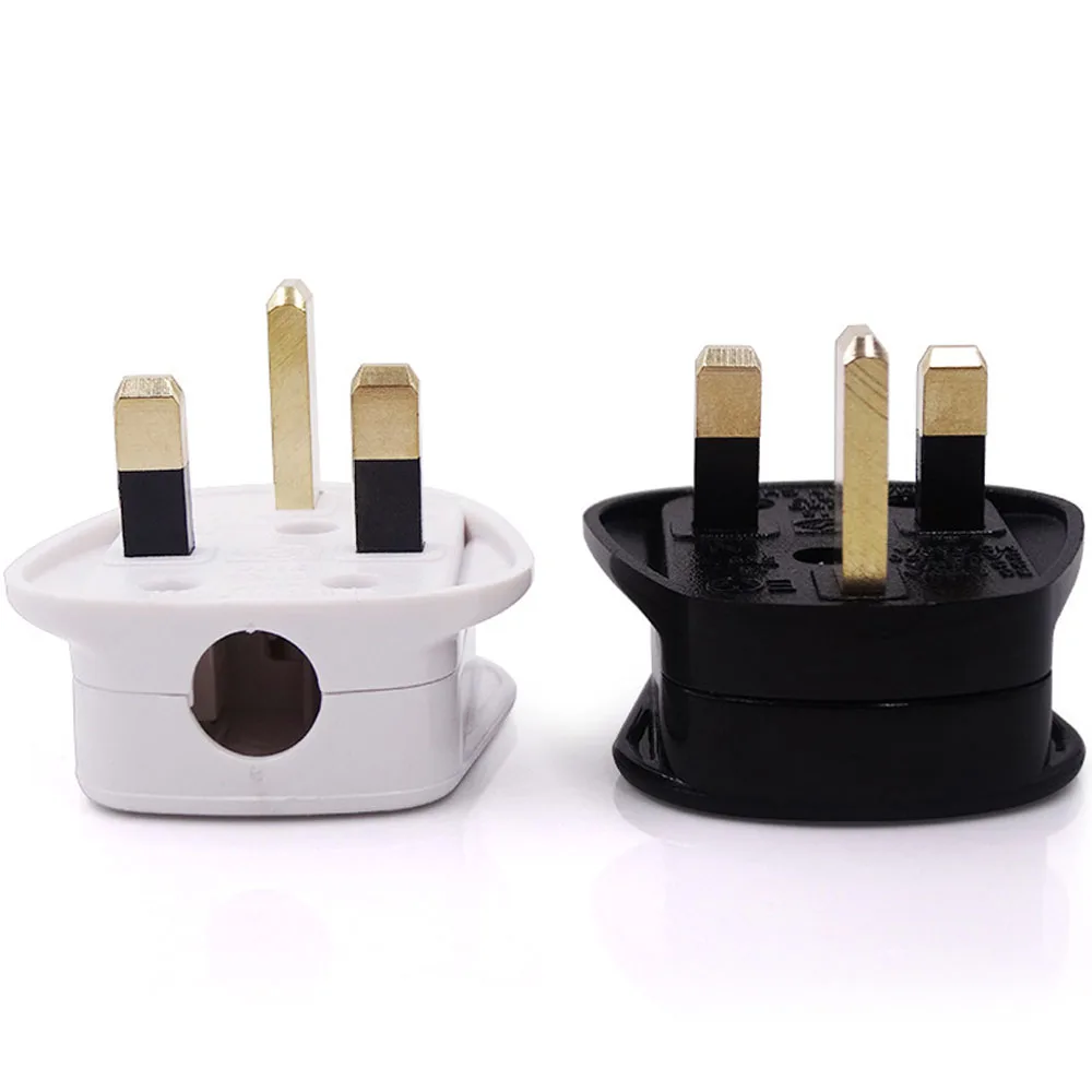 

AC 250V 13A UK 3 Pins Electrical Power Rewireable Plug Male Wire Fused Socket Outlet Adaptor Extension Cord Cable Connector Plug