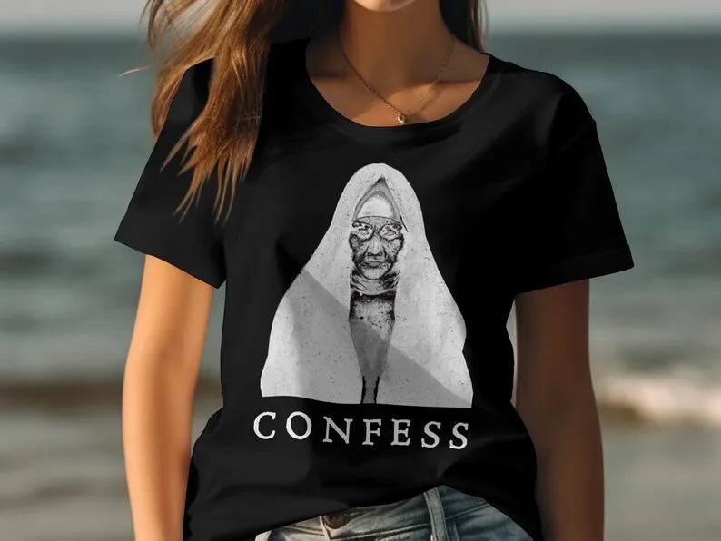 Футболка унисекс с принтом ужасов 100% хлопок круглым вырезом