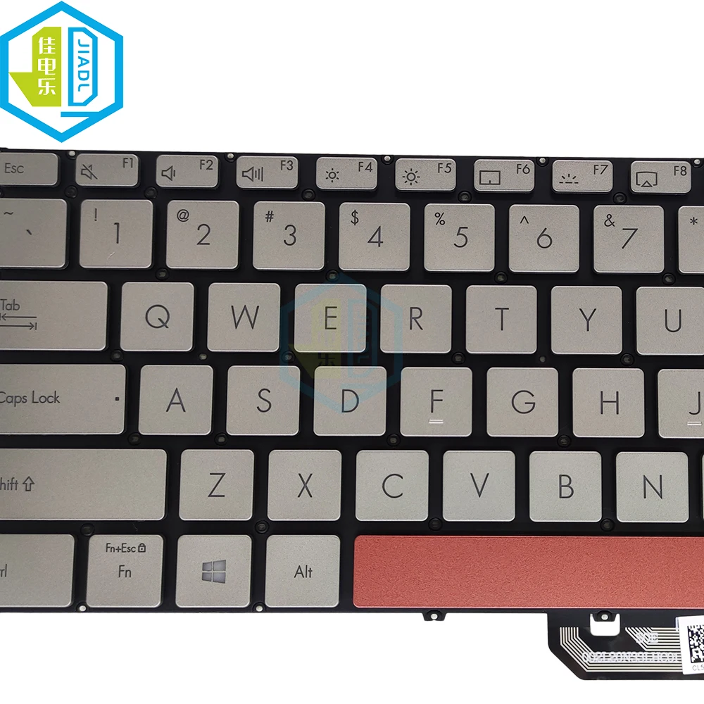 Фото Клавиатура с подсветкой для ноутбуков ASUS Zenbook 14X OLED UX5400EG UX5401 UX5401EAJ UX5401E UX5401ZA, английская раскладка 4603US00 №3
