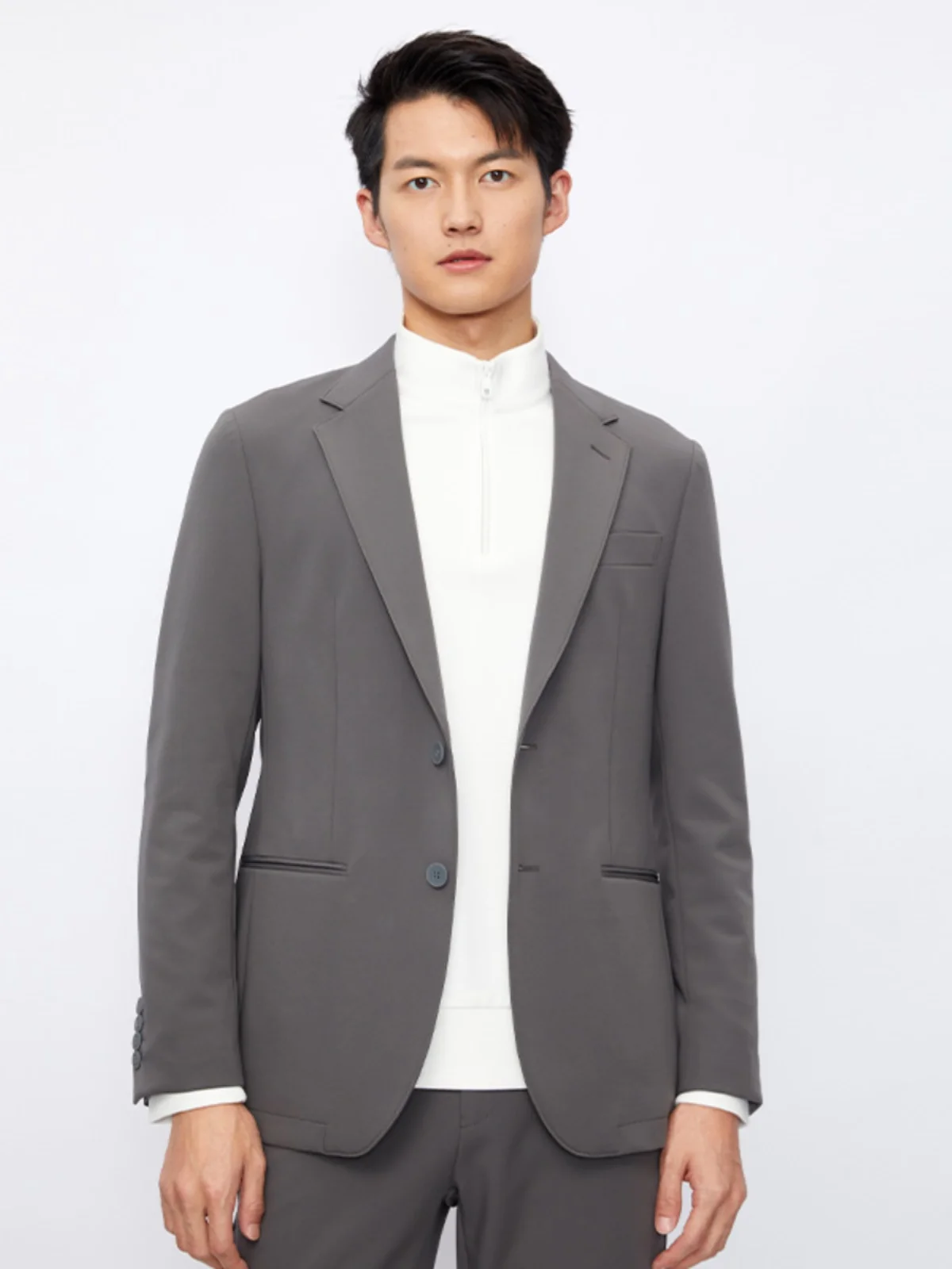 Jiu Mu Wang осень и зима Jx5b703 повседневный деловой костюм без глажки Jx5b7032