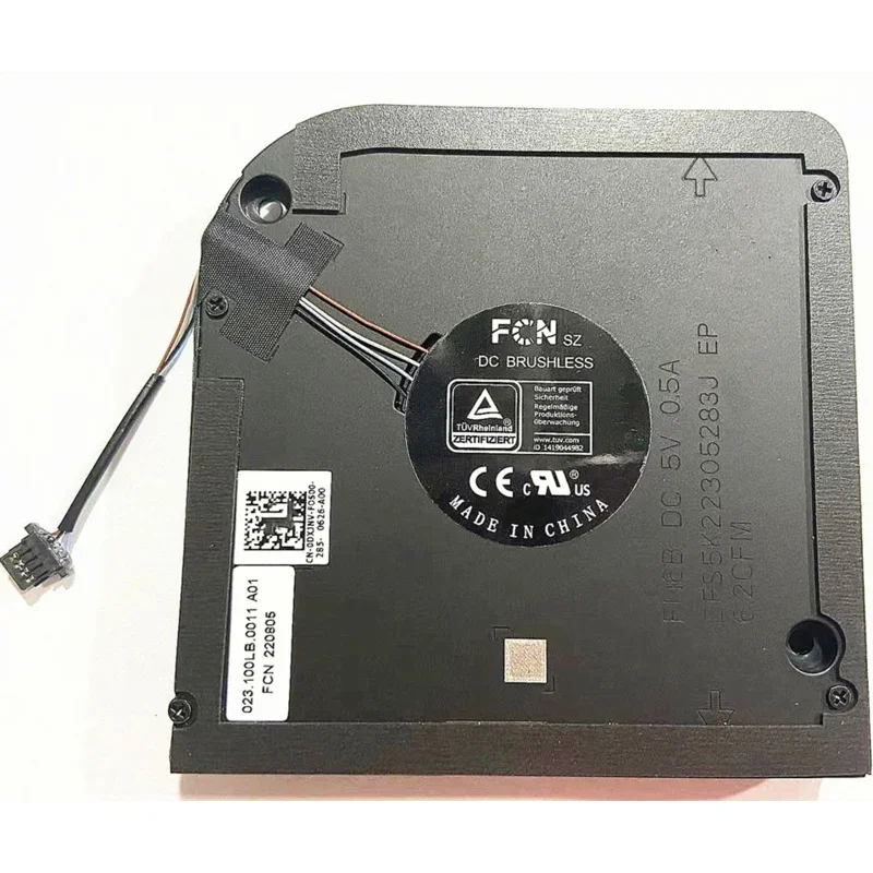 Новый оригинальный охлаждающий вентилятор для ноутбука Dell Latitude 15 5520 точность 3560