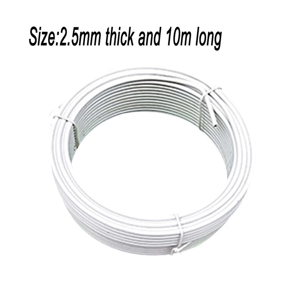 

Plastic Coated Garden Wire Reusable Gardening Plant Twist Ties Flexible Supports Wire Bendy For Plant Growth Metal Bonsai Wire