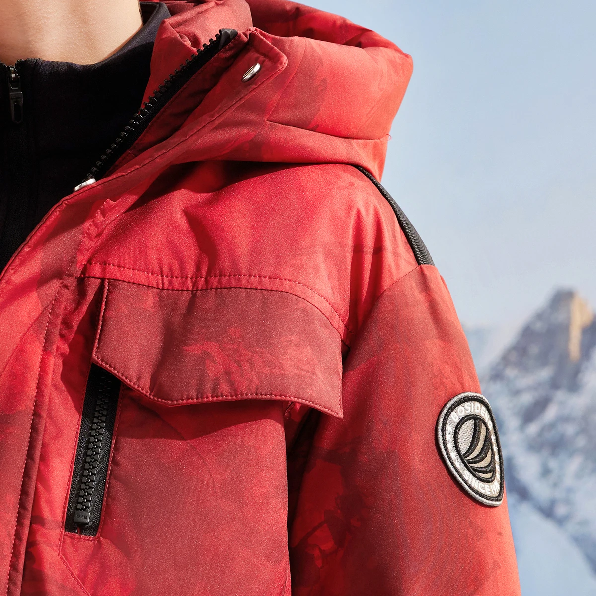 Bosideng детская легкая очень холодная пуховая куртка глубокая зимняя для мальчиков