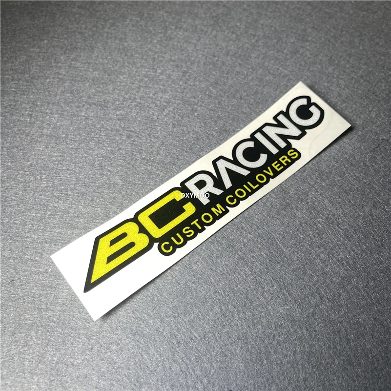 BC RACING Автомобильные Наклейки Персонализированные Из ПВХ Для Ноутбука Автомобиля