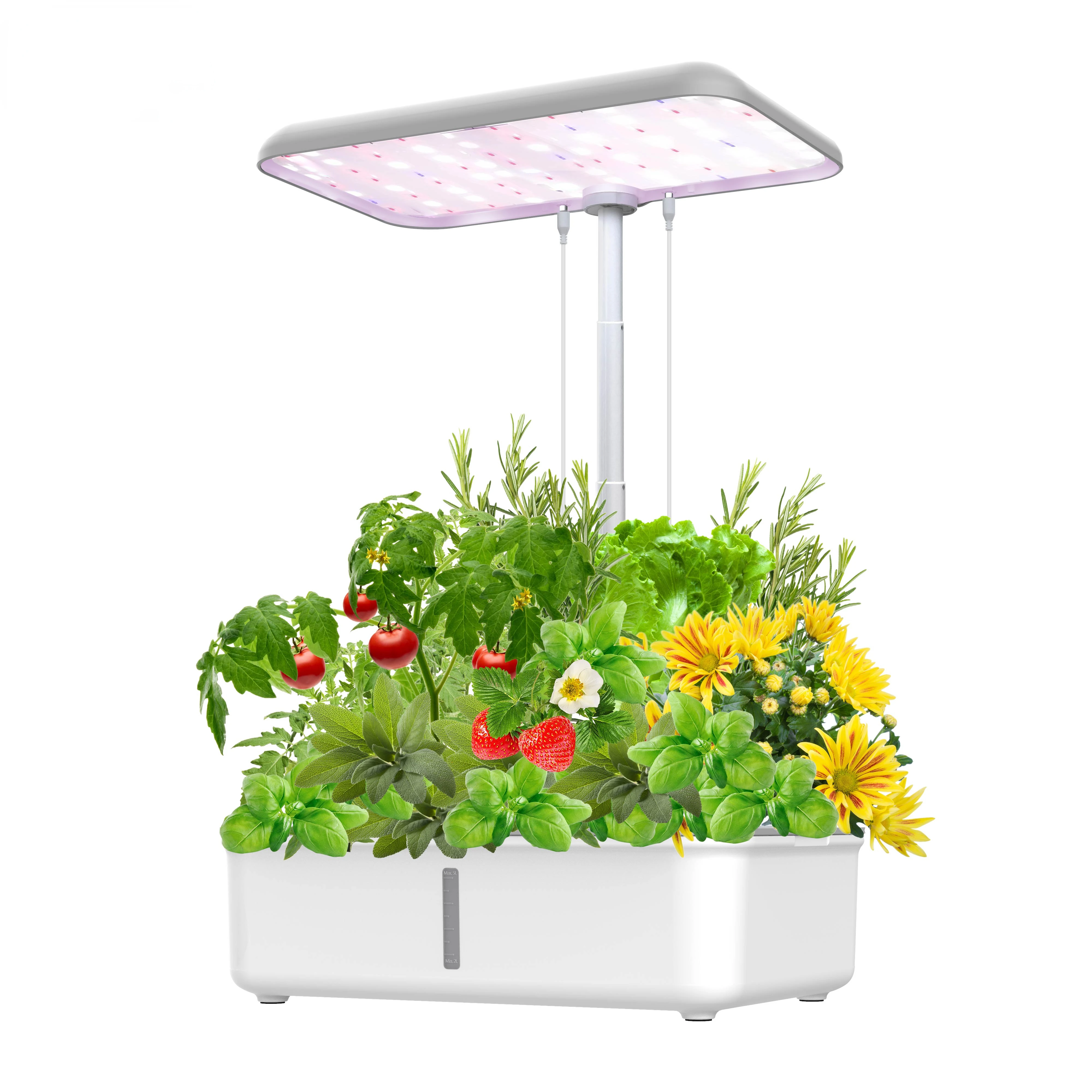 

Intelligent Oxygenation & Water Cycle full spectrum LED plant light WiFi indoor grow smart garden hydroponics systems