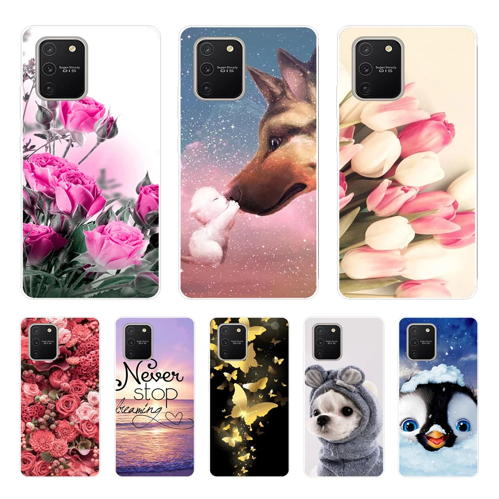 Чехол для Samsung Galaxy Note10 Lite, Силиконовый мягкий прозрачный чехол из ТПУ с мультяшным рисунком для Samsung Note 10 Lite S10 Lite 2020, прозрачный чехол