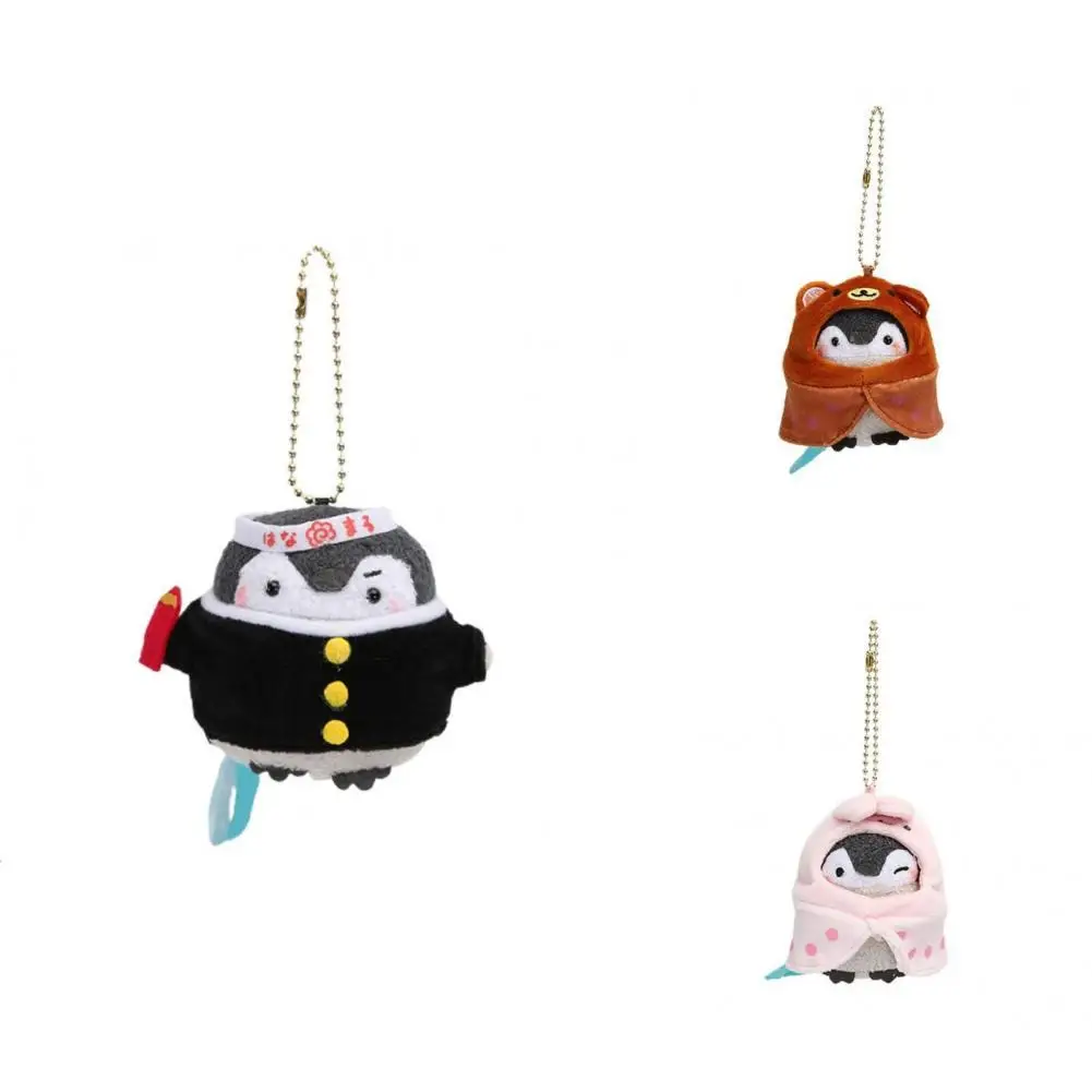 

Lightweight Good Miniature Penguin Plush Toy Keychain Pendant Cute Plush Toy Cute Facial Expression for Dorm