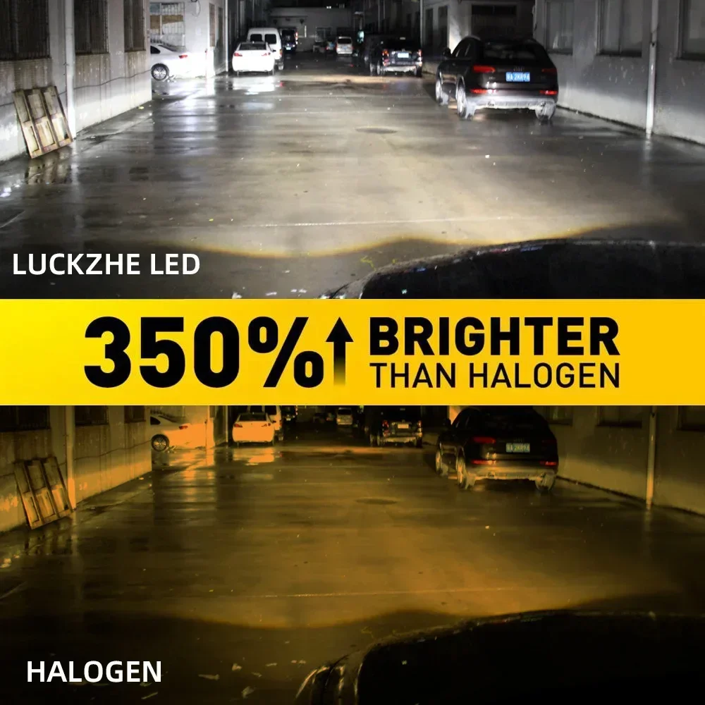 2 шт. для Peugeot 308 2009-2013 2014 2015 2016 2017 2018 2019 автомобильные светодиодные фары дальнего