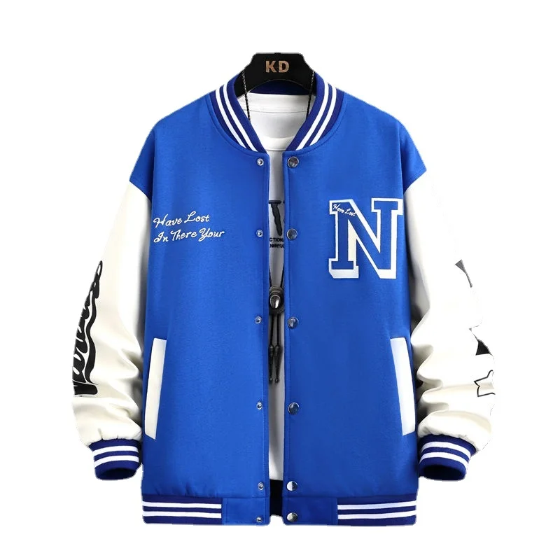 

2022autumn and winter new American retro high street trend letter print Y2Kmen and women loose casual hundred take Baseball wear