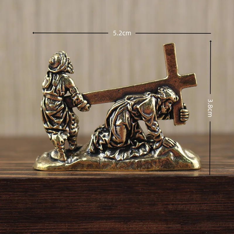 

Медная статуэтка крест